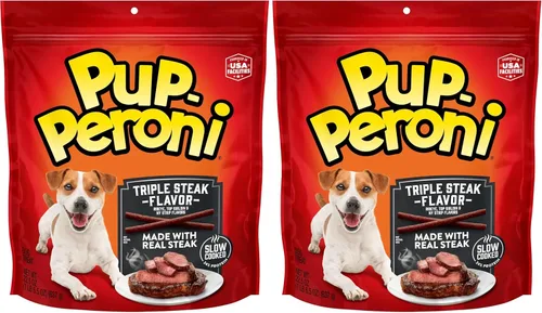 Miniatura 15 de Pup-Peroni Golosinas para Perros, Sabor a Carne de Res Magra, 38 Onzas, Hechas con Carne de Res Real, 90% Libre de Grasa