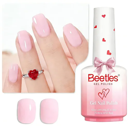 Miniatura 104 de Beetles - Esmalte de uñas de gel verde luminoso que brilla en la oscuridad, esmalte de uñas de gel que se absorbe con lámpara LED UV, arte de uñas