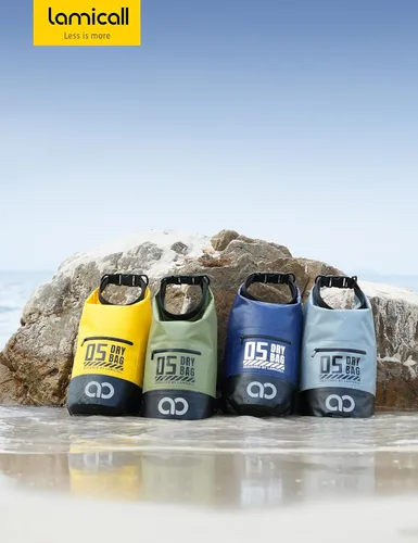 Miniatura 7 de Lamicall Mochila seca impermeable - [Durable y flotante] 5L/10L/20L/30L/40L bolsa grande impermeable con funda impermeable para teléfono para kayak