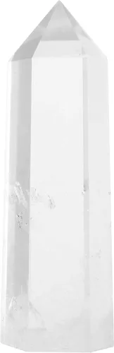 Miniatura 12 de Luckeeper Varitas de cristal curativo Obsidiana negra de 2 pulgadas 6 terapias de meditación de chakras de Reiki facetadas