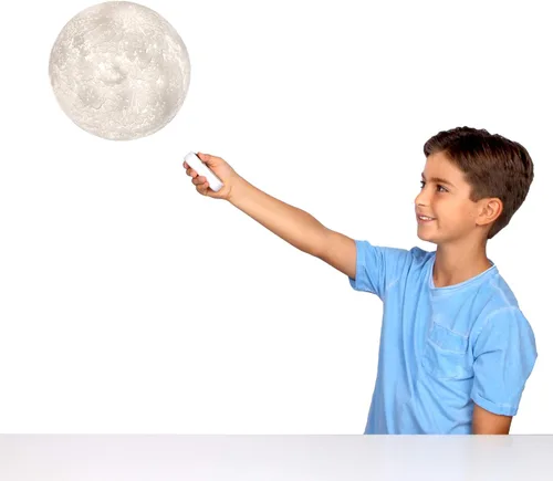 Miniatura 12 de Uncle Milton Moon in My Room - 12 fases lunares iluminadas, control remoto o automático, juguete STEM, gran regalo para niños y niñas a partir de 6
