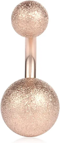Miniatura 13 de Ruifan 14G 0.236 in 1/4 pulgadas 316L Acero quirúrgico cristal ferido CZ corto ombligo aretes de ombligo anillos de botón 4-6 piezas