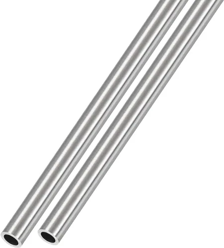 Miniatura 7 de METALLIXITY Tubo de acero inoxidable 304 (0.126 in de diámetro x 0.017 in de pared T x 11.811 in de largo), 2 piezas, tubo recto - para muebles