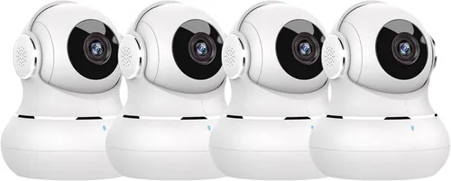 Miniatura 12 de litokam Cámara de seguridad 2K para interiores, cámaras panorámicas/inclinables de 360 para seguridad en el hogar con detección de movimiento