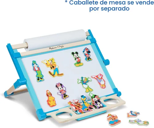 Miniatura 4 de Melissa & Doug Imanes de madera de personajes de Mickey Mouse de Disney (20 piezas), juguetes para fanáticos de Disney, imanes de nevera de Mickey