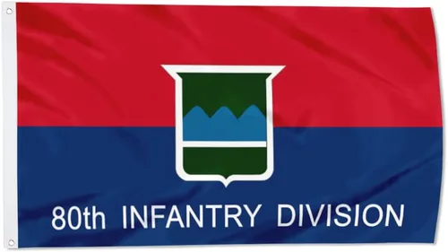 Miniatura 31 de Fyon Bandera militar de la 34ª división de infantería del ejército de 3 x 5 pies con 2 ojales de latón