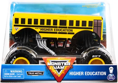 Monster Jam, Camión Monstruo Oficial Higher Education, Vehículo de Fundición a Presión, Escala 1:24