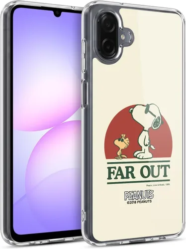 Miniatura 18 de Head Case Designs Funda de gel Woodstock 50th con licencia oficial de Peanuts Snoopy Guitar 1969 [protección de grado militar] compatible