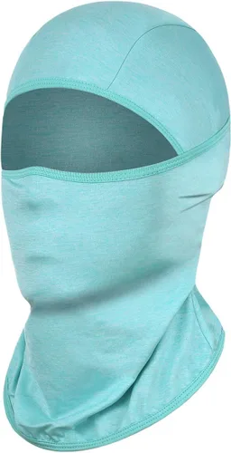 Miniatura 11 de Achiou - Pasamontañas con Máscara Facial, Máscara de Esquí para Hombres y Mujeres de Fútbol, Ligera Sheisty, Ninja Sheisty Capucha Solar UV
