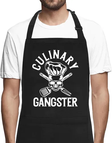Delantales divertidos para hombres con bolsillos, delantal para hombre para asar a la parrilla, cocinar, barbacoa, chef, cocina, regalos de