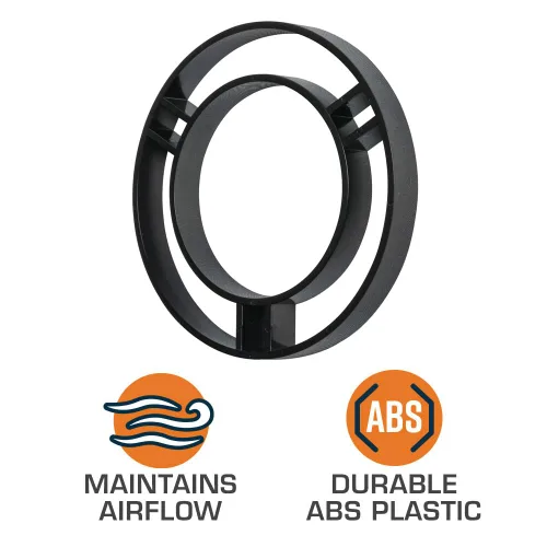 Miniatura 5 de GlowShift Cápsula de ventilación negra de calibre único compatible con Chevrolet Chevy Camaro SS LT LS 5ª generación 2010-2015 – Plástico ABS