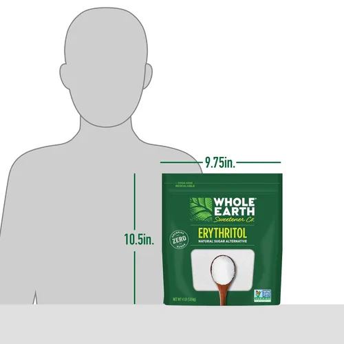 Miniatura 7 de Whole Earth Sweetener Company Alternativa de azúcar cero calorías a base de plantas, 100% eritritol, 64 onzas.