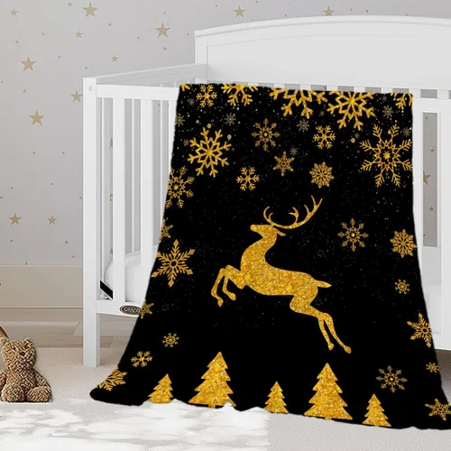 Miniatura 25 de YeeJu Manta de Navidad para Bebé Decorativa Roja a Cuadros Manta Navideña para Niños Pequeños Manta para Envolver Mascotas Cuna Suave Ligera