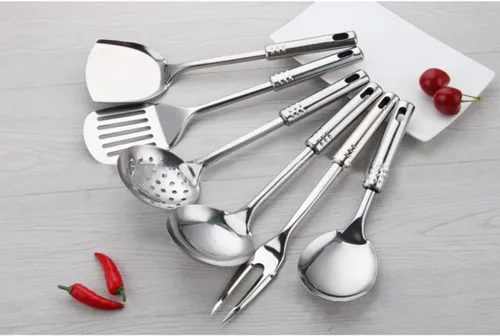Miniatura 4 de Juego de 7 piezas de utensilios de cocina antiadherentes utensilios de cocina antiadherentes utensilios de cocina de metal utensilios de cocina