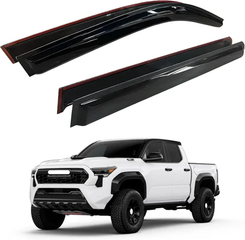 Miniatura 32 de AUXKO Protector de lluvia de ventana para Honda HRV 2023 2024 2025 2026 exterior con cinta adhesiva inastillable, protector de humo solar, visera