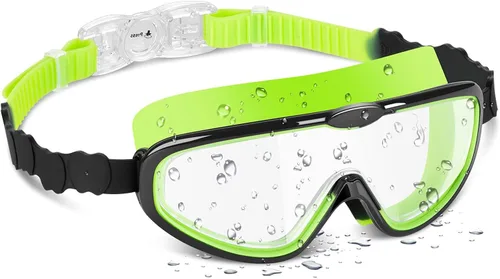 Miniatura 8 de portzon Gafas de natación antiniebla, transparentes, sin fugas, color verde cristal, talla única verde azulado