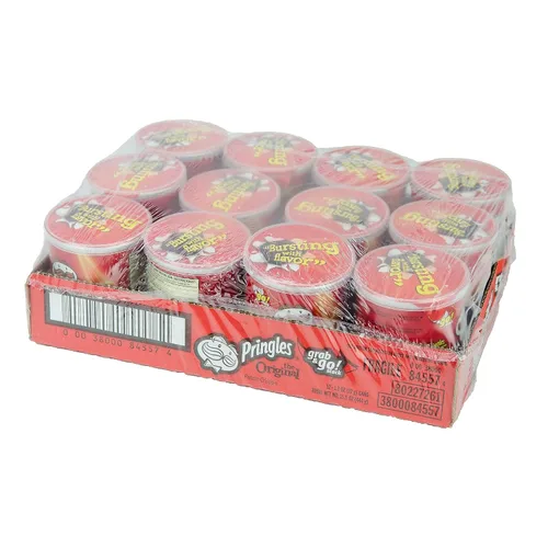 Miniatura 2 de Pringles Grab 'n Go Stack Chips, original, 1.3 onzas, 36/cartón (16905)