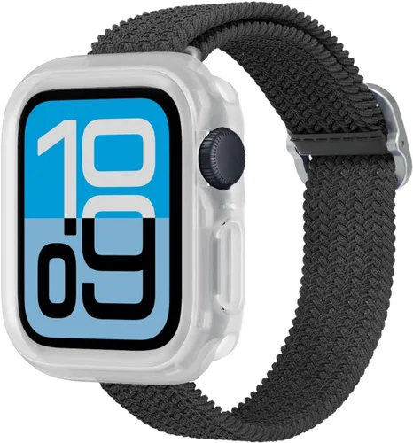 RHINOSHIELD Funda protectora compatible con Apple Watch SE 3, SE 2, SE/Series 6, 5, 4 (1.575 pulgadas), funda protectora delgada, ligera y