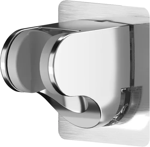 Miniatura 8 de KAIYING Soporte de cabezal de ducha de mano autoadhesivo, soporte de varilla de baño y autocaravana de ángulo ajustable, soporte universal de ducha