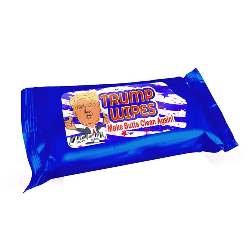 Miniatura 7 de Trump Wipes - Divertidas toallitas húmedas para adolescentes y adultos, fabricadas en Estados Unidos, tamaño de viaje