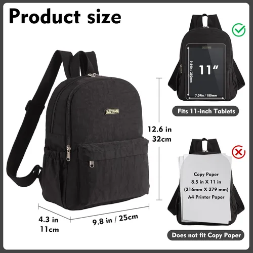 Miniatura 3 de AOTIAN - Mochila ligera y pequeña para senderismo para mujeres - Mochila de día resistente al agua y duradera para viajes, camping y aventuras al