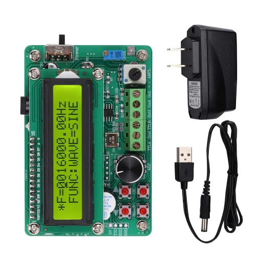 Miniatura 6 de FY1005S generador de señal digital DDS, fuente de señal de función de 5 MHz con módulo de contador de frecuencia, pantalla digital para laboratorios