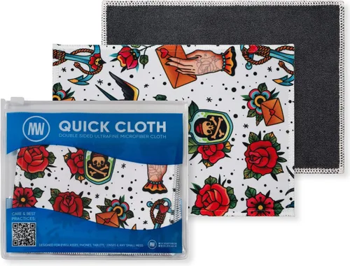 Miniatura 21 de Quick Cloth - Paños de limpieza de lentes de microfibra de 8 x 8 pulgadas, astrología, 1 paquete con funda, limpiador de lentes de doble cara