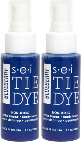 Miniatura 35 de S.E.I. Botella de spray de teñido anudado de caléndula: 2 oz. Spray de tinte de tela no tóxico, tinte permanente para ropa DIY, One Step