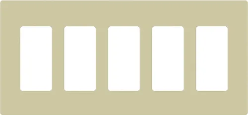 Miniatura 36 de ENERLITES Placas de pared decorativas sin tornillos, cubiertas de tomacorrientes seguras para niños, tamaño de 4 posiciones, 4.68" H x 8.30" L, Negro