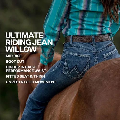 Miniatura 6 de Wrangler Retro Mae - Jeans elásticos de tiro medio y corte de bota para mujer