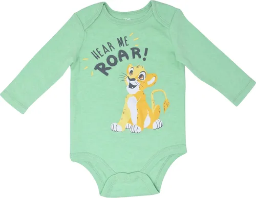 Miniatura 2 de Disney Lion King Winnie the Pooh Mickey Mouse Minnie Mouse Baby 3 Pack Bodysuits Newborn to Infant