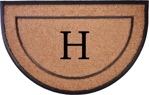 Miniatura 47 de Home & More Calloway Mills - Felpudo con monograma de medio círculo, letra (M, 24 x 36 pulgadas)