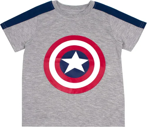 Miniatura 3 de Marvel Avengers Boys T-Shirt 3 Pack for Toddler and Little Kids GreyNavyRed