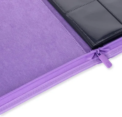Miniatura 4 de Vault X Carpeta de 9 bolsillos con cremallera para tarjetas, 360 tarjetas, material de álbum Exo-Tec premium, 20 páginas de carga lateral, carpeta