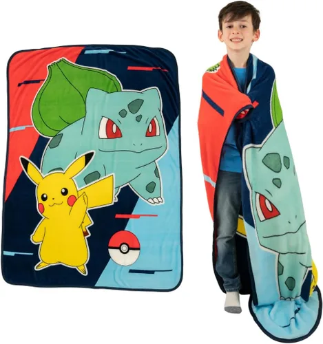 Miniatura 29 de Franco Nintendo Super Mario Gaming - Ropa de cama para niños, manta súper suave de micro raschel, 46 x 60 pulgadas, (producto oficial con licencia)