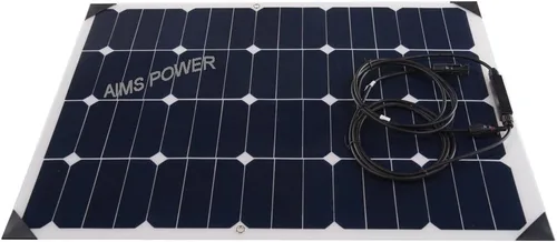 Miniatura 8 de AIMS Power PV60CASE Panel solar plegable portátil de 60 vatios con funda de transporte incorporada, monocristalino, resistente a la intemperie