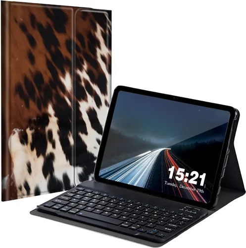 Miniatura 29 de Funda de teclado para Samsung Galaxy Tab S6 Lite 2022/2020, Galaxy Tab S6 Lite SM-P610/P613/P615/P619 con teclado Bluetooth inalámbrico desmontable
