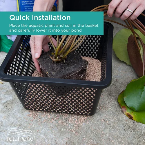 Miniatura 5 de TotalPond Cesta para plantas acuáticas, 10 pulgadas Paquete de 2