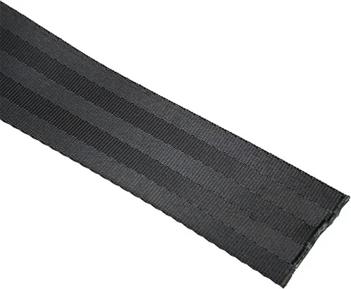 Miniatura 2 de US Cargo Control Correa estilo cinturón de seguridad de 2 pulgadas x 300 pies, correa de cinturón de seguridad de poliéster negro, 5 paneles, 6,000