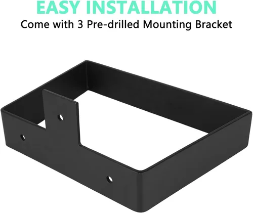 Miniatura 4 de WOPPLXY 2 patas de mesa de metal de 6 pulgadas, patas negras para muebles, patas de mesa trapezoidales, patas de banco de metal para armarios de TV