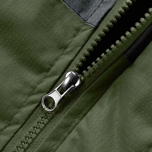 Miniatura 5 de Chaqueta de esquí impermeable para hombre, abrigo de nieve de forro polar, resistente al viento, con capucha, rompevientos, montaña, ropa