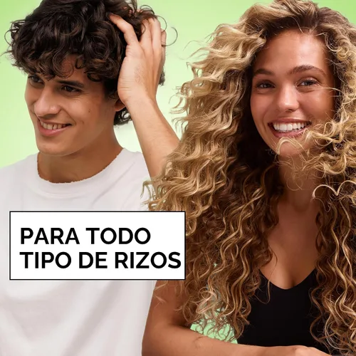 Miniatura 6 de Garnier Fructis Curl Nourish Air Dry Cream - Acondicionador sin sulfatos, crema definidora de rizos para controlar la humedad y el encrespamiento