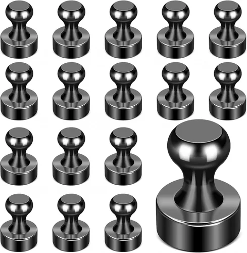 Miniatura 42 de LOVIMAG Imanes para nevera, 16 unidades, pizarra blanca para refrigerador, pequeño imán fuerte, accesorios de cocina, juego de casillero decorativo