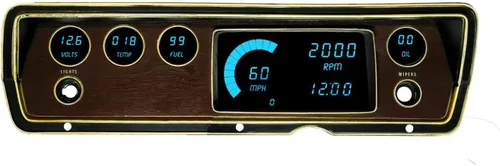 Miniatura 8 de Intellitronix Panel de medidor digital LED para Dodge Duster/Dart (1970-1976) DP1805B (azul)