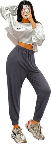 Miniatura 2 de Envlon Womens Yoga Sweatpants Loose Lightweight Workout Joggers Pants Drawstring Comfy Casual Lounge Pants with Pockets