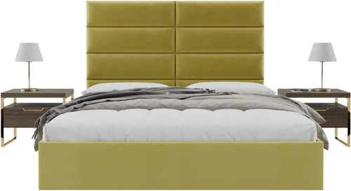 Miniatura 14 de Vänt - Paneles tapizados de cabecera para montar en la pared, diseño Isabelle, 60 x 23 pulgadas, configuración de 4 paneles individuales, Cuero