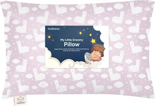 Miniatura 12 de KeaBabies - Almohada con funda para niños pequeños, almohada My Little Dreamy de 13 x 18 pulgadas (ABC Land)