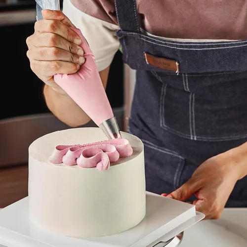 Miniatura 6 de Keenpioneer Piping Bag - Bolsa desechable para decoración de tartas, 100 unidades, 12 pulgadas, transparente