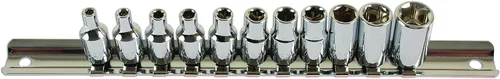 Miniatura 2 de Laser 3399 Juego de zócalos en riel - Ba 1/4" d 11pc