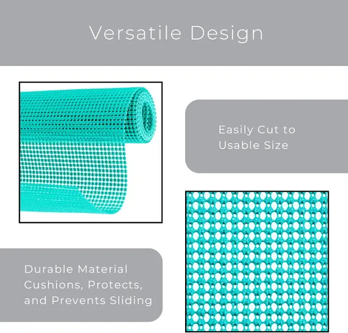 Miniatura 5 de Smart Design Classic Grip - Forro de estante no adhesivo para organización del hogar, agarre fuerte, antideslizante, fácil de limpiar, perfecto